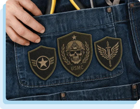 Customised Shield Badges