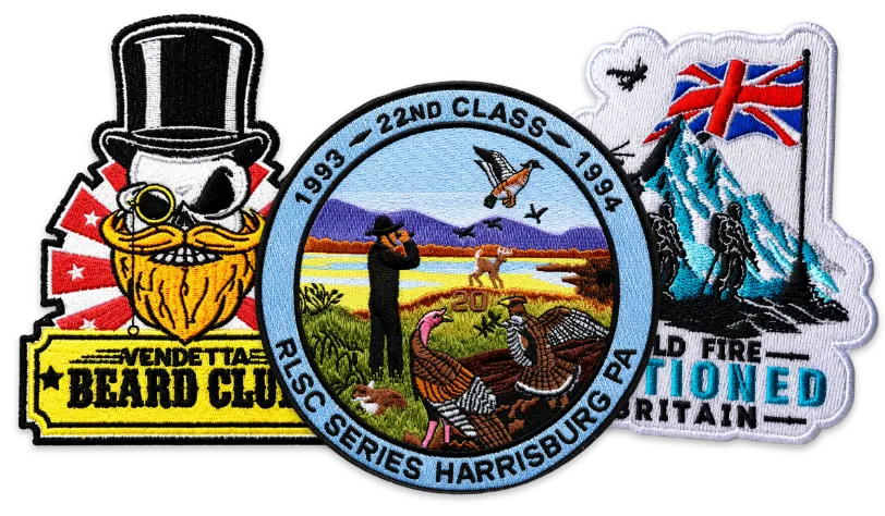 Custom Embroidered Badges Custom Embroidered Badges