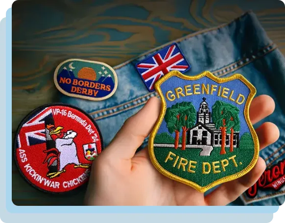 Stunning Embroidered Badges in UK Stunning Embroidered Badges in UK