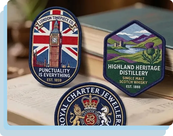 Personalised Woven Badges Personalised Woven Badges