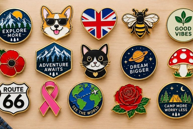 12 Top Trending Pin Badge Designs and Types from Custom Badges UK