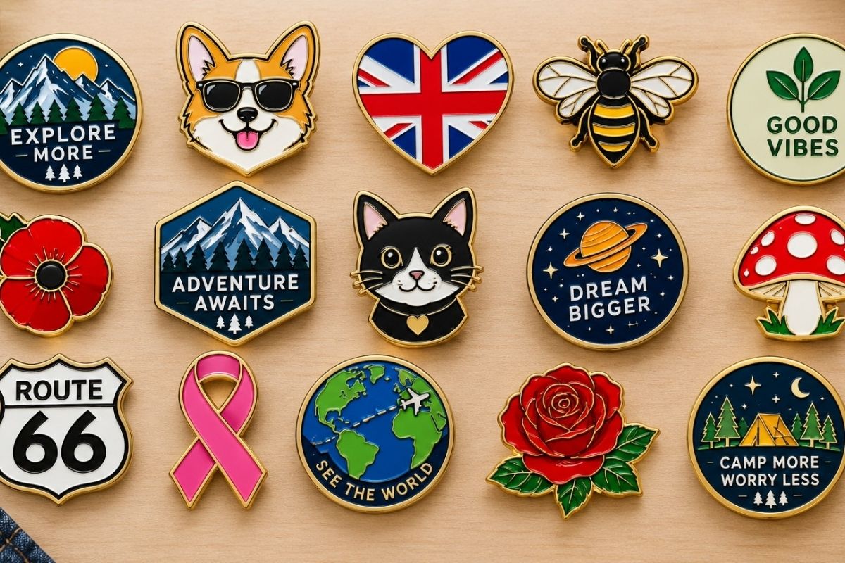 12 Top Trending Pin Badge Designs and Types from Custom Badges UK
