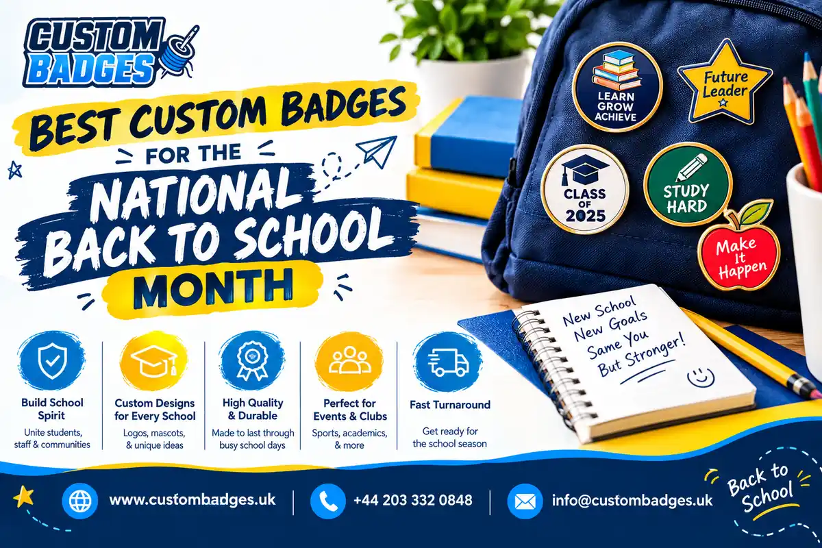 Best Custom Badges for the National Back to School Month