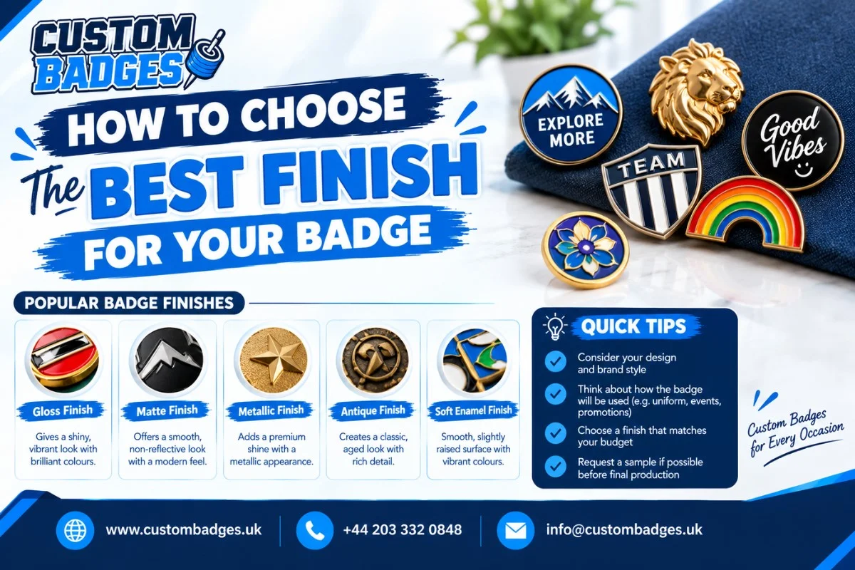 How To Choose The Best Finish For Your Badge
