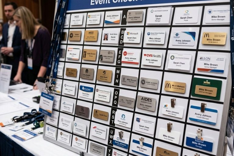 How To Design Your Custom Name Badges & Name Tags